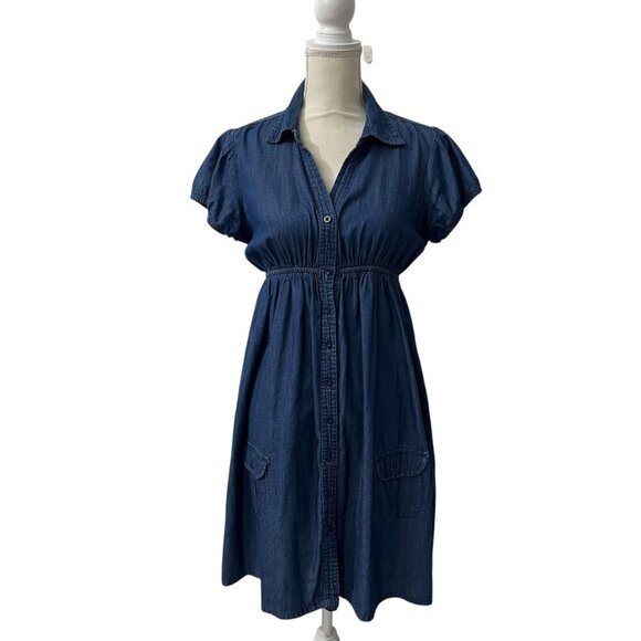 LEI X Taylor Swift Collab Denim Sundress Western Festival Dress Large - Picture 3 of 12